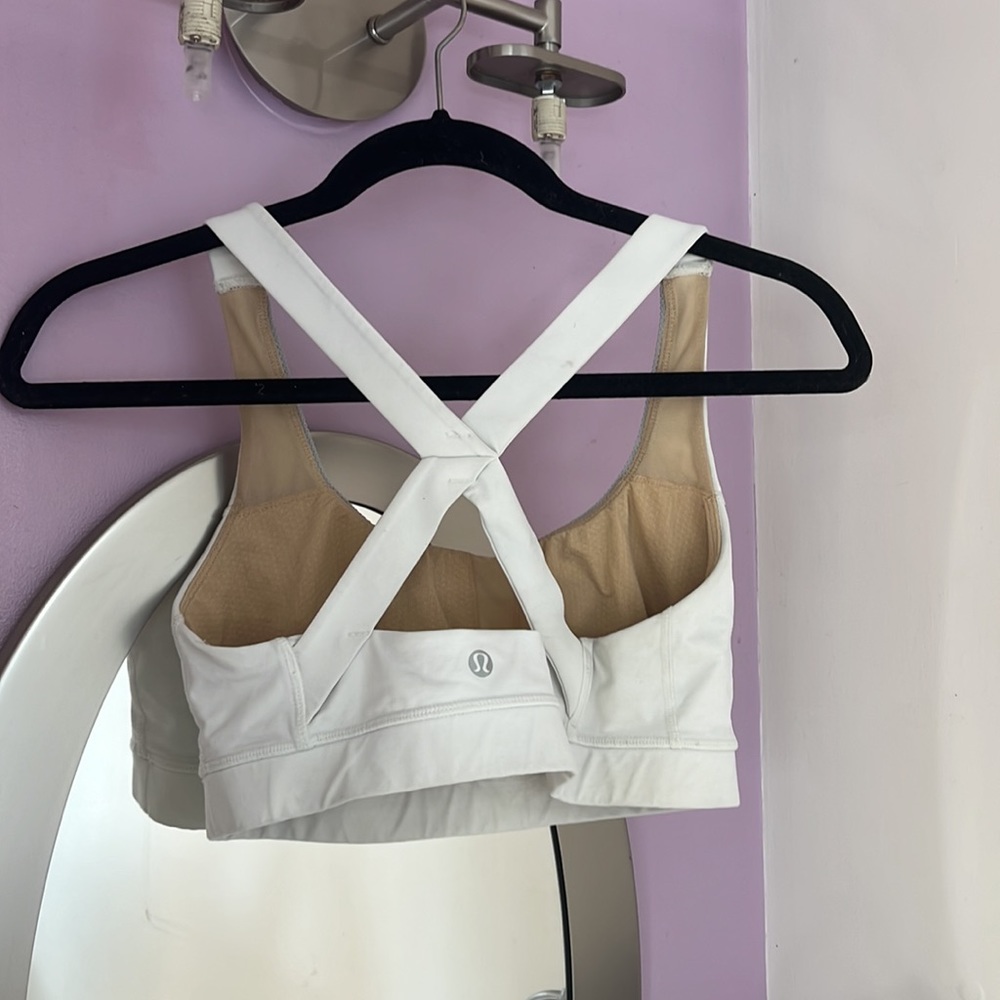 Lululemon white sportsbra